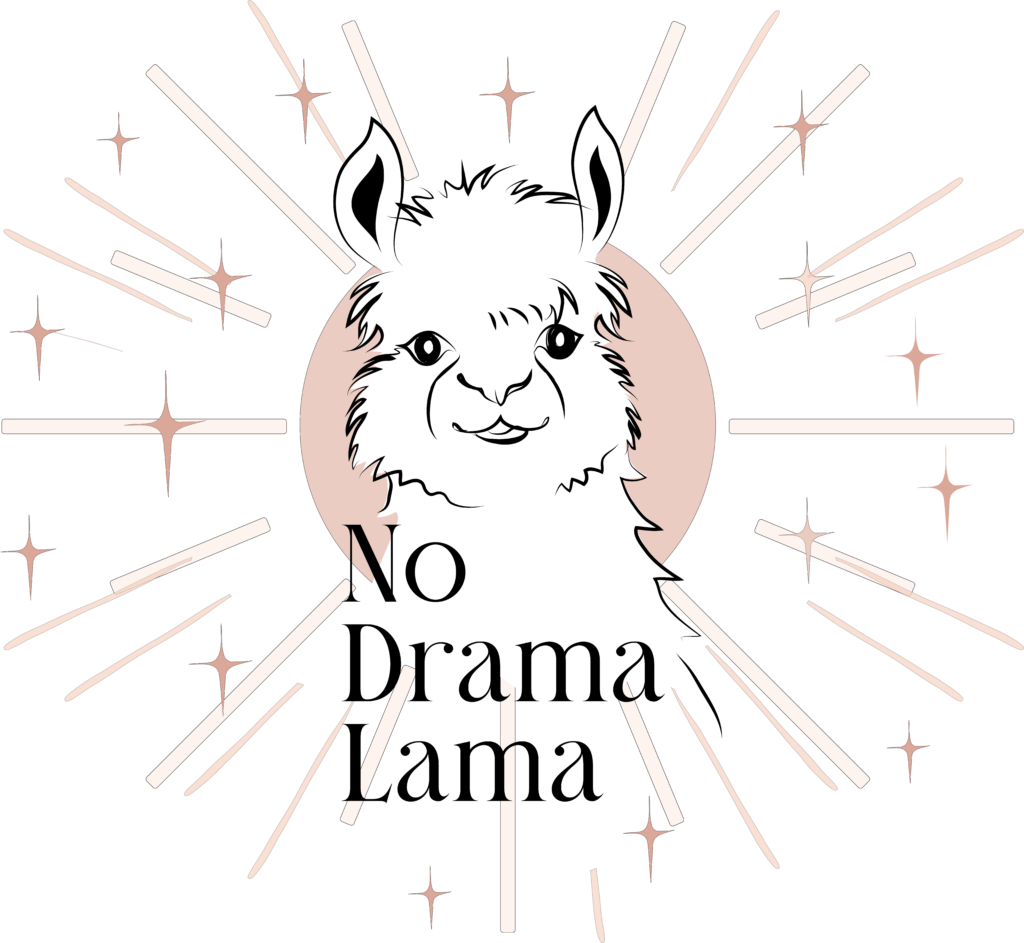 No Drama Lama als Symbol für Ruhe nach einem Vertrauensbruch