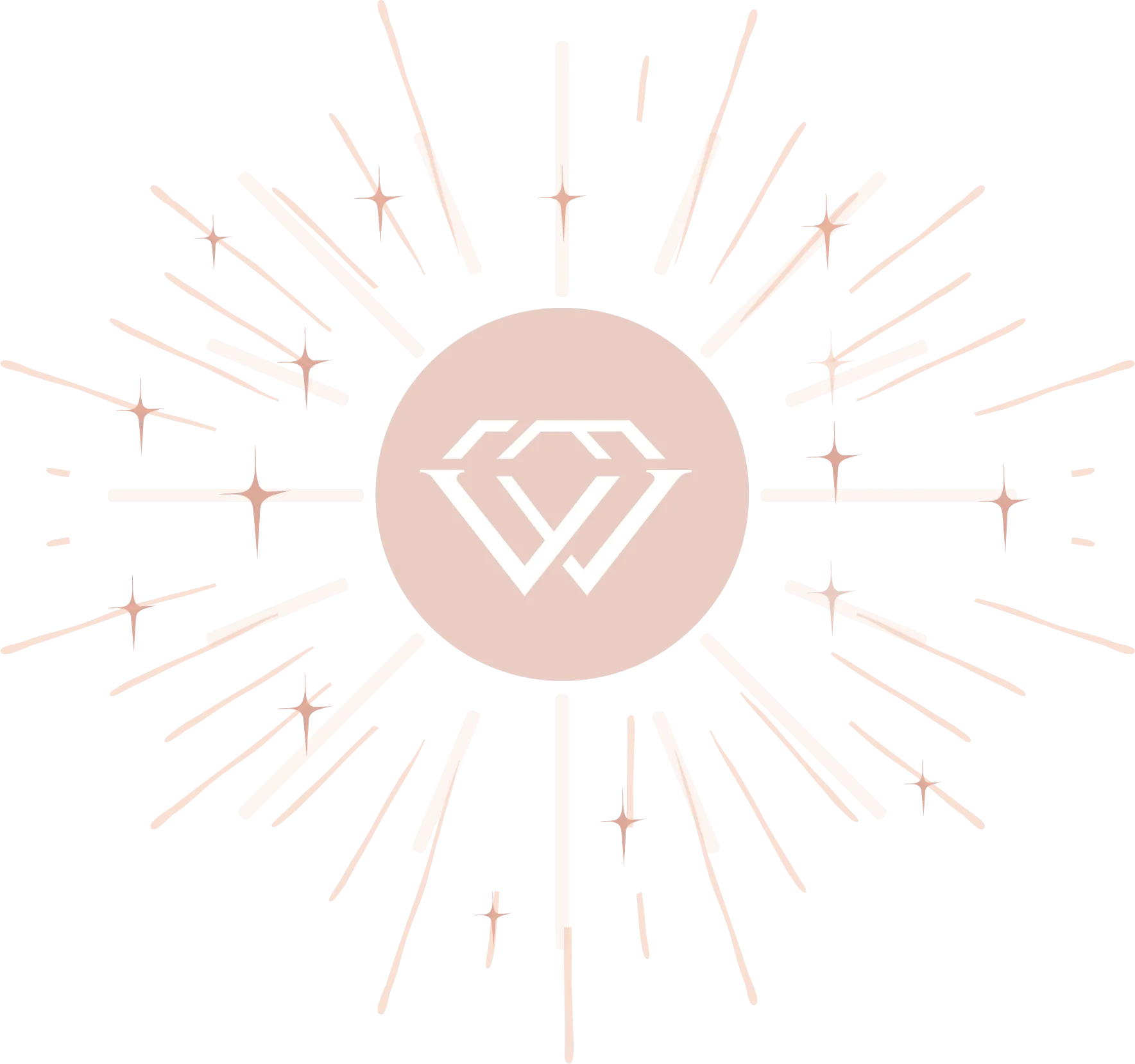 Juwel-Symbol als Darstellung der vier Säulen der Juwel-Methode